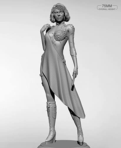 Amazon 1 24 ショートカットヘアの美人ヒューマノイド Sf 近未来 未塗装 レジン製 組み立て キット フィギュア プラモデル 人形 ガレージキット プラモデル 通販