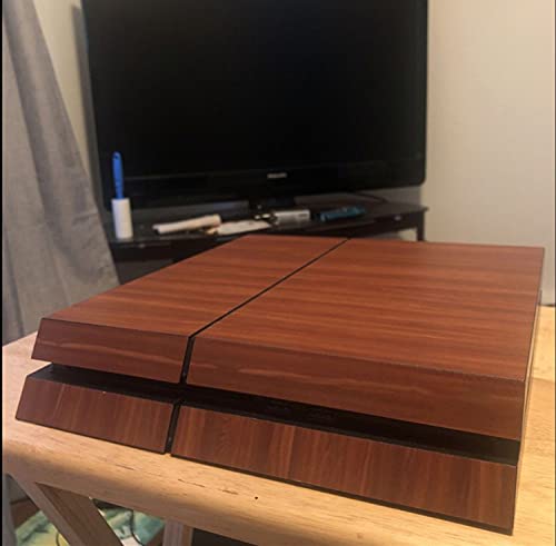 Decal Skin For Ps4, Whole Body Vinyl Sticker Cover For Playstation 4 Console And Controller (Include 4Pcs Light Bar Stickers) (Ps4, Brown) #TOP1