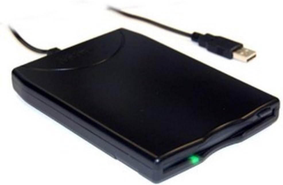 Unidad de disquete externa USB BT-144 Slim negra, Plug & Play, alimentada por USB