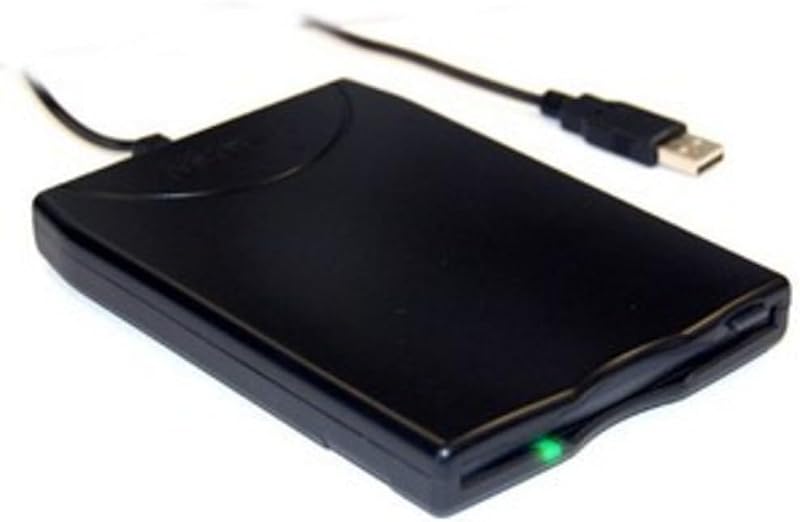Unidad de disquete externa USB BT-144 Slim negra, Plug & Play, alimentada por USB