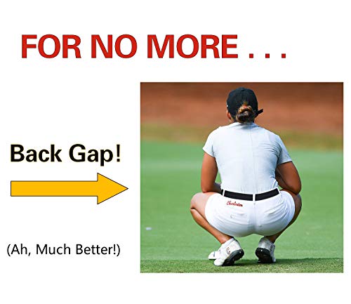 Sansths No Show Women Belts Invisible Elastic Stretch Belt With Flat Buckle For Jeans Pants Dresses, Black M #TOP5