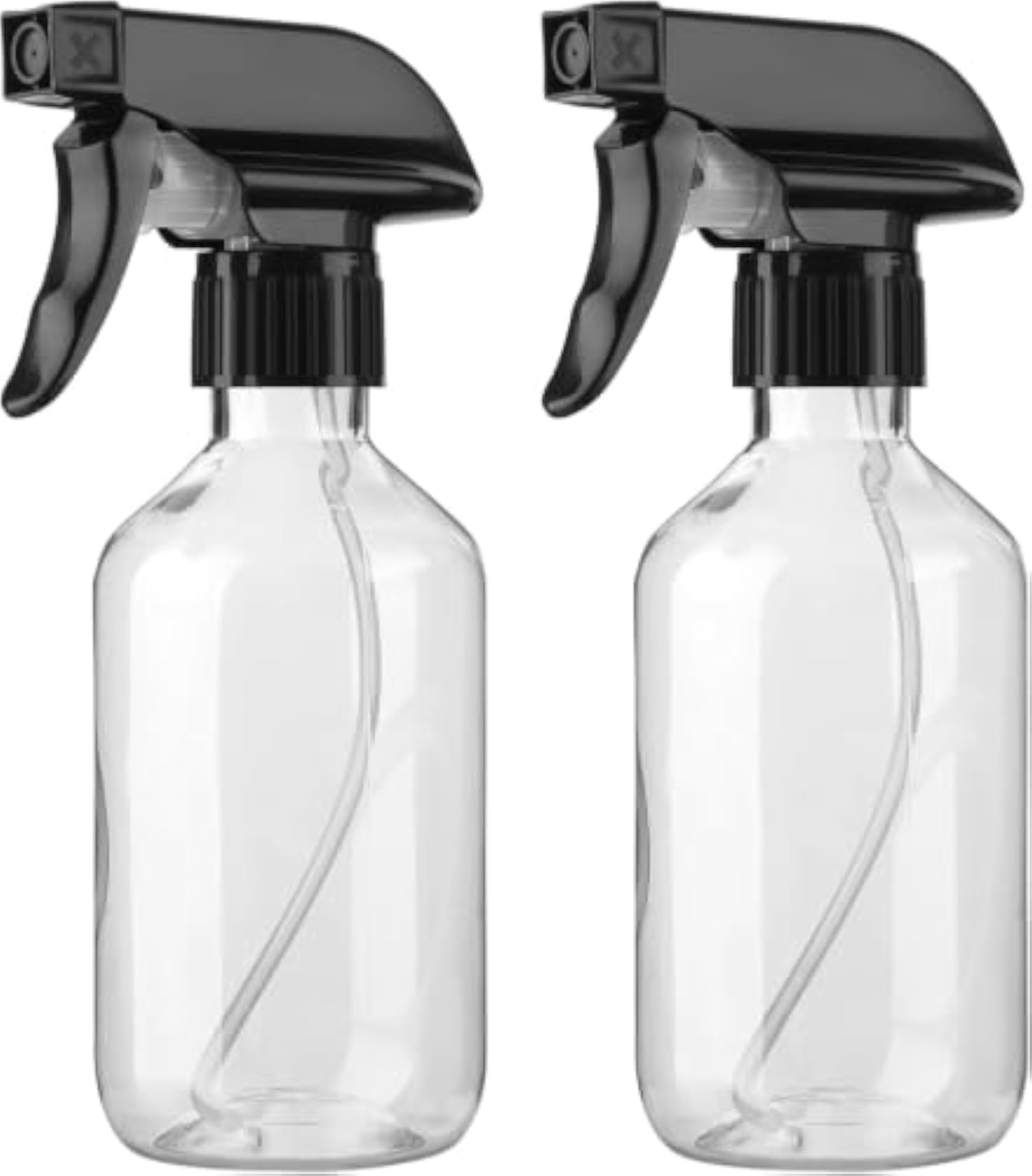 Transparent Clear Empty Water Spray Bottle Set