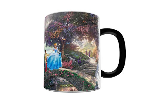 Morphing Mugs Disney - Cinderella - Wishes Upon A Dream - Thomas Kinkade - One 11 Oz Color Changing Heat Sensitive Ceramic Mug – Image Revealed When Hot Liquid Is Added! #TOP5