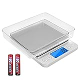 🥂【5.FUNCIÓN PORTÁTIL】Su tamaño es de 12.8 x 10.6 x 2.0cm.No ocupa espacio en un armario y es fácil de llevar a todas partes Perfecto para drogas, alimentos, bebidas, oro, plata, monedas, joyas, gemas.