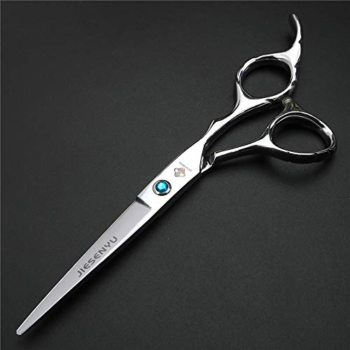Ciseaux de coiffeur argentés 6" en acier durable pour dégradés précis - 5