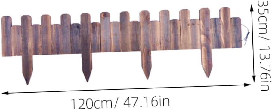 balacoo Garden Fence Edging Border Edging for Landscaping Lawn and Courtyard Long Height for Flower Beds and Pathways