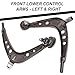 AUTOACER Complete Front Suspension Kit 10 Pieces - Control Arms with Inner Outer & Ball Joints, Front Stabilizer Links, Tie Rods & Control Arm Bushings for E46 325xi 330xi 2001 2002 2003 2004 2005