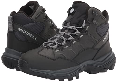 Merrell Men's Thermo Chill Mid Waterproof Snow Boot, Black, 7.5 Wide #TOP6