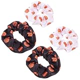 TOPBATHY Gomas Pelo Deportivas de Baloncesto 4 Piezas Coleteros Elásticos Pequeños de Tela Suave Bandas Cabello Negras y Accesorios Versátiles para Deporte y Uso Diario