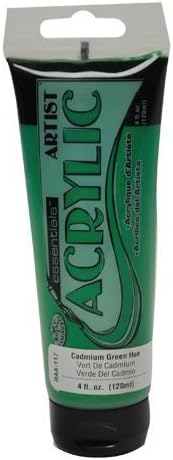 120ml TUBE OF ARTISTS QUALITY ACRYLIC CANVAS MURAL DECORATIVE PAINT CADMIUM GREEN