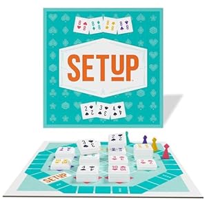 Bezzerwizzer Setup Board Game - an Innovative Twist on Rummy for Fun-Filled Game Nights! Family Strategy Game for Kids & Adults, Ages 8+, 2-4 Players, 25 Minute Playtime
