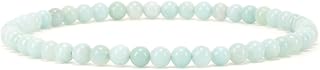 Cherry Tree Collection Gemstone Beaded Bracelets For Women and Men – Promotes Protection, Courage, Focus, Balance & Luck – Available in S, M, L with 4mm Round Beads