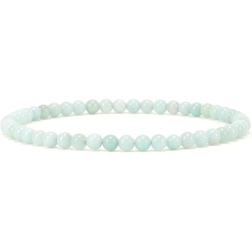 Cherry Tree Collection - Small, Medium, Large Sizes - Gemstone Beaded Bracelets For Women and Men - 4mm Round Beads