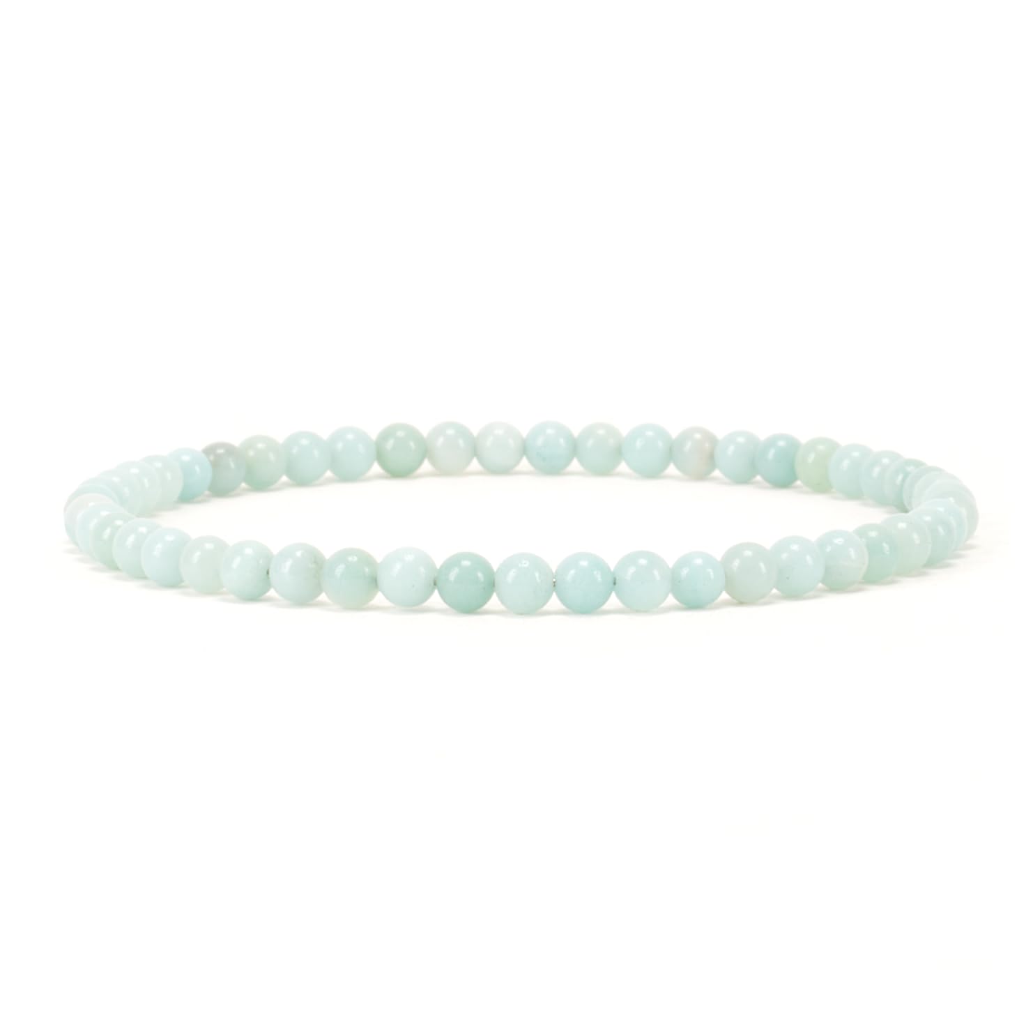 Cherry Tree Collection - Small, Medium, Large Sizes - Gemstone Beaded Bracelets For Women and Men - 4mm Round Beads - Image 2