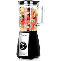 Batidora De Vaso Orbegozo Gran Chef Orbegozo BV 6575 - Batidora de vaso, 5 velocidades, opción Pulse, cuchilla titanio desmontable, jarra termoresistente de 1,5 L, 600 W