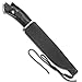 Honshu Conqueror Bowie Knife and Sheath – 7Cr13 Stainless Steel Blade, Textured TPR Handle, Hefty Stainless Steel Guard – Solid Tactical Weapon - 16 1/2