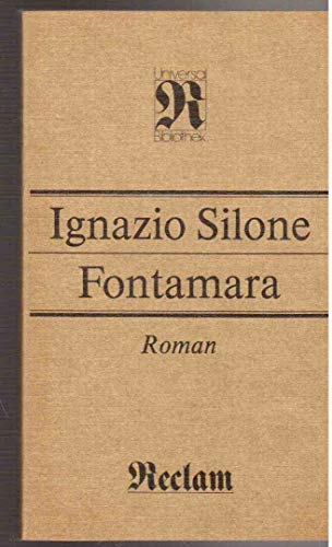 Fontamara: Roman ; [im Anhang ein Auszug aus "D... [German] 3379005932 Book Cover