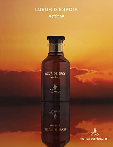 LUEUR D'espor AMBRE EMIR Men & Women Spray Fragrance Scent 100ml EDP  PARIS CORNER PERFUMES