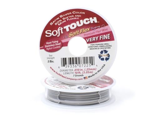 Soft Flex 0.10 Fine Beading Wire – 10 Ft