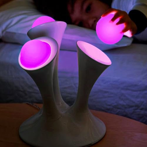 Veilleuse LED champignon au design épuré pour éclairage de chambre premium - 7