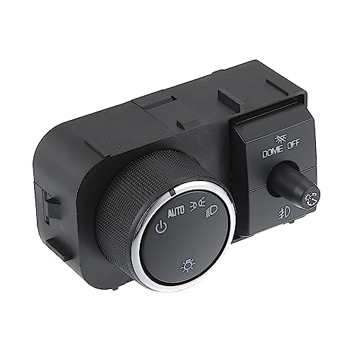 Hihaha No.25858706 / Front/Car Headlight Switch for Cadillac Escalade 2007-2014 for GMC Yukon 2011-2013 / Headlamp Switch/Plastic / 1 Pcs/Black