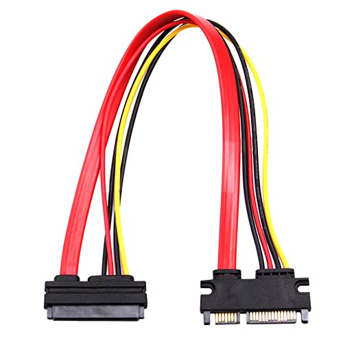 Cable de extensión SATA 22 pines macho a hembra 30 cm