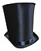 Jacobson Hat Company Men's Adult Permasilk Top Hat, Black, Adult Small