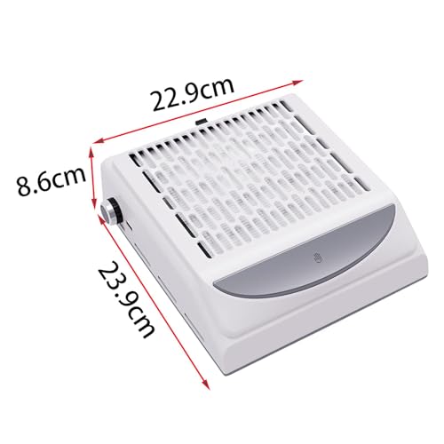 Aspirateur de poussière d'ongles électrique blanc de qualité