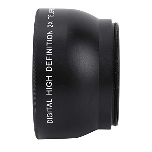 52mm 2X Camera Lens, Magnification HD Converter Telephoto Lens for 52mm Mount Camera - Thumbnail 4