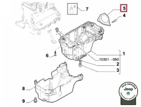 Retentor Volante Motor Toro/Compass/Renegade 55272147
