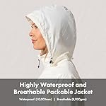 Mac in a Sac Origin Women's Lightweight Waterproof Rain Jacket with Hood - Packable Breathable Raincoat - Image 3