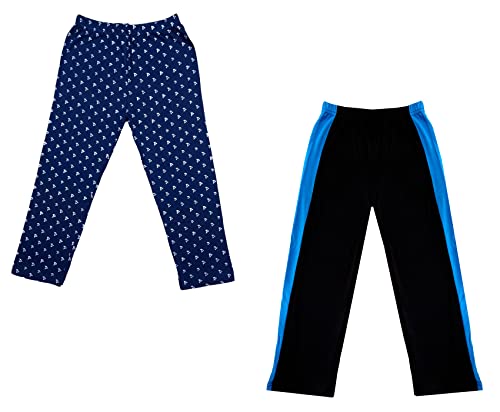 Image of indi weaves Boys and Girls Cotton Solid and Printed Pyjama /Pant /Trackpants