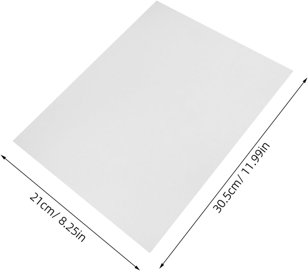 Zerodeko High Temperature Ceramic Fiber Gasket Paper 20 Sheets A4 210x297mm Fireproof Insulation for Pellet Stove Kiln Boiler DIY Kiln Firing Accessories