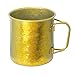 450ML Foldable Camping Mug, 70g Ti Alloy Travel Cup for Boiling Water, Compatible for Outdoor Hiking, Picnic and Backpacking, Green（Gold）
