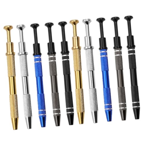 SOLUSTRE 2sets Precision Aluminum Grabber Tool Set Ic Chip Puller Mini Claw Grabber for Small Parts Aluminum Screw Pickup 5pcs*2