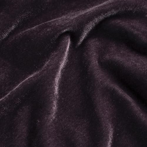 Image of HiEnd Accents Stella Faux Silk Velvet Dark Violet Long Lumbar Pillow