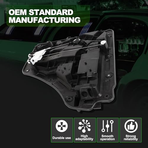 Image of SCITOO Power Window Regulator and Motor Fit for 2008 2009 2010 2011 2012 2013 for Jeep Liberty Rear Left Side 748-573
