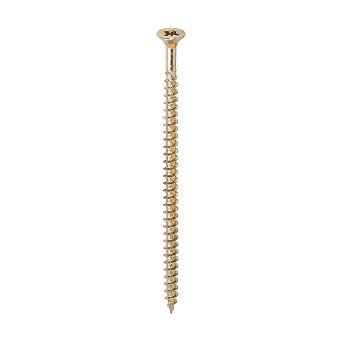 TIMCO Solo Chipboard & Woodscrews - Gold - 4.0 x 80 - Box of 200