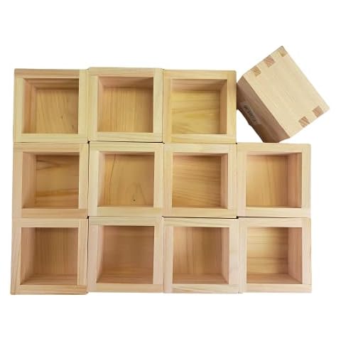 Invisioncorp 12pc Hinoki Sake Cups Cover