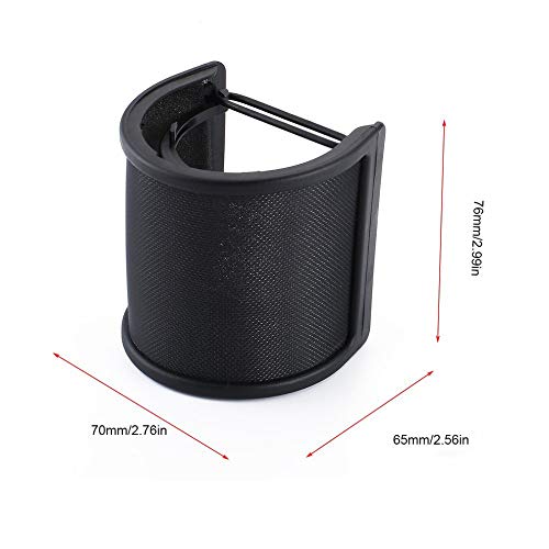 Andoer Microfone Filtro Pop de Metal Profissional Microfone Pop Filtro Protetor Blowout Preventer Ne