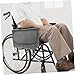 IWOWHERO Walker Side Bag Wheelchair Side Storage Bag Durable Polyester Hanging Pouch for Seniors Easy Installation for Wheelchair Rollators and Scooters