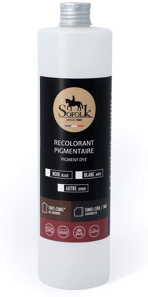 Sofolk - Pintura Cuero/Polipiel - Recoloración para cuero dañado, rayado, arañado, descolorido - Volante de coche, asiento de coche, sofá, zapatos - 125ml - 00-WHITE — view 10
