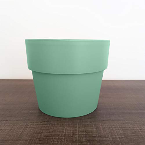 Vaso Para Plantas Pequenas Vaso de Flores Sala 14.5 x 12 cm Verde, Cultivar