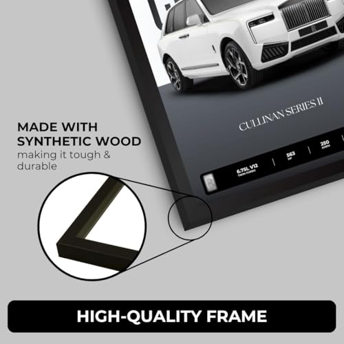 Image of Funk You Store Rolls Royce Cullinan Poster | Framed Poster of Rolls Royce Car A4 Sized (31 x 23 cm) for Wall, Gift for Boys, Car Posters | Supercar Luxury Frames Hanging, Room Decor, Gifting (F 059)