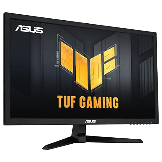 ASUS TUF Gaming 24” 1080P Monitor (VG248Q1B) - Full HD, 165Hz, Extreme Low Motion Blur, 0.5ms, FreeSync Premium, Eye Care, DisplayPort, HDMI, Shadow Boost, VESA Wall Mountable, Tilt Adjustable