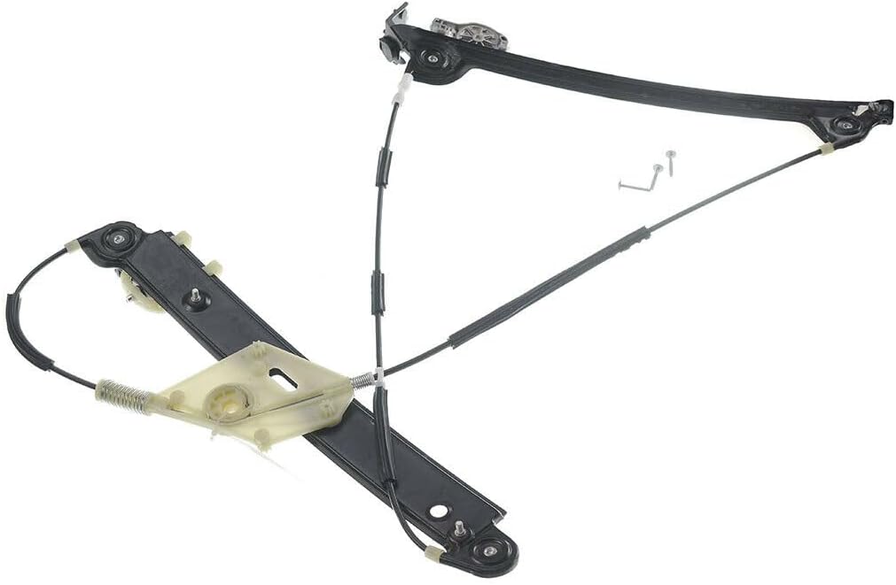 1pc Car Window Regulator Front Left Side Power Electric Without Motor for BMW for 128i 2008-2013 for 135i 2008-2013,for BMW 1 Series M 2011 E82 E88 Metal&Plastic 51-33-7-165-