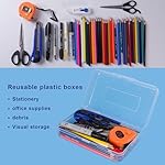 40 PCS Black Hair Ties for Thick Hair & Sweat HeadBands for Women,Hair Elastics No Damage with Plastic Box (2in Black) - Image 5