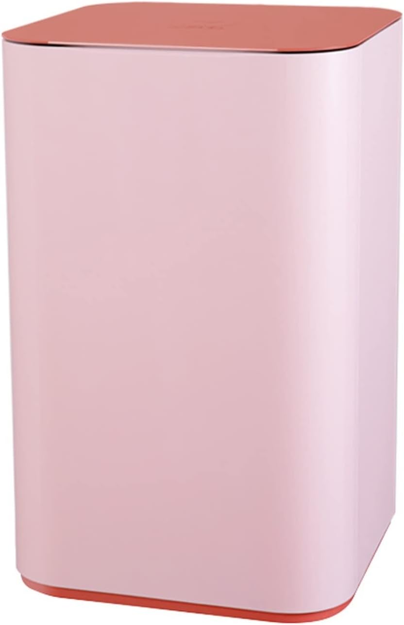 CLoxks Trash Garbage Can 12l Intelligent Sensor with Cover Large Capacity Lovely Bedroom Living Room Garbage Can Kitchen Bathroom Large Waste Basket Office Study Waste Paper Basket with Lid