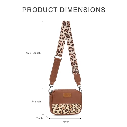 Image of Wrangler Small Crossbody Bags for Women Aztec Mini Purses with Guitar Strap | with Guitar Strap