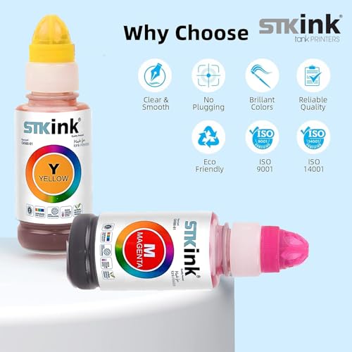 1x Tinta Para Epson L200 L355 L365 L375 L380 L395 L396 664 (Magenta)